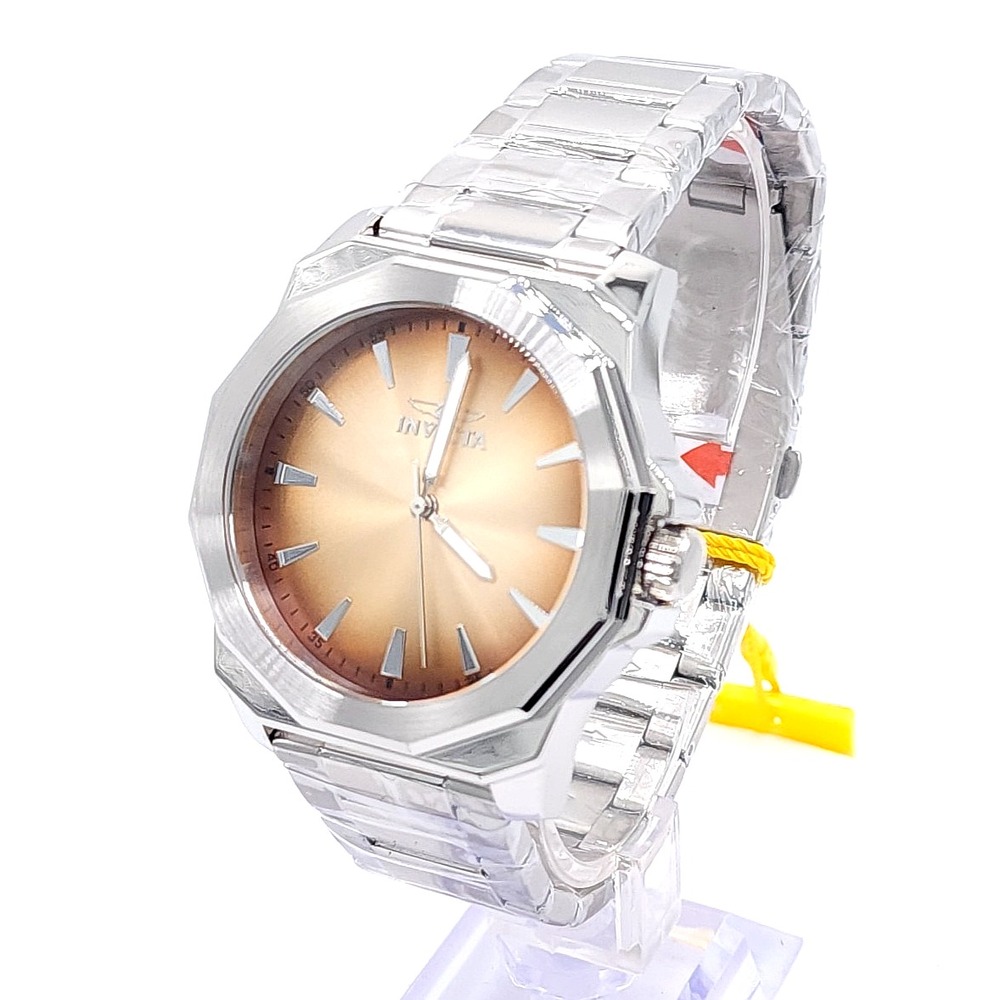 Invicta Speedway Dominus Mens Watch Bronze Gold Dial Steel 42mm New